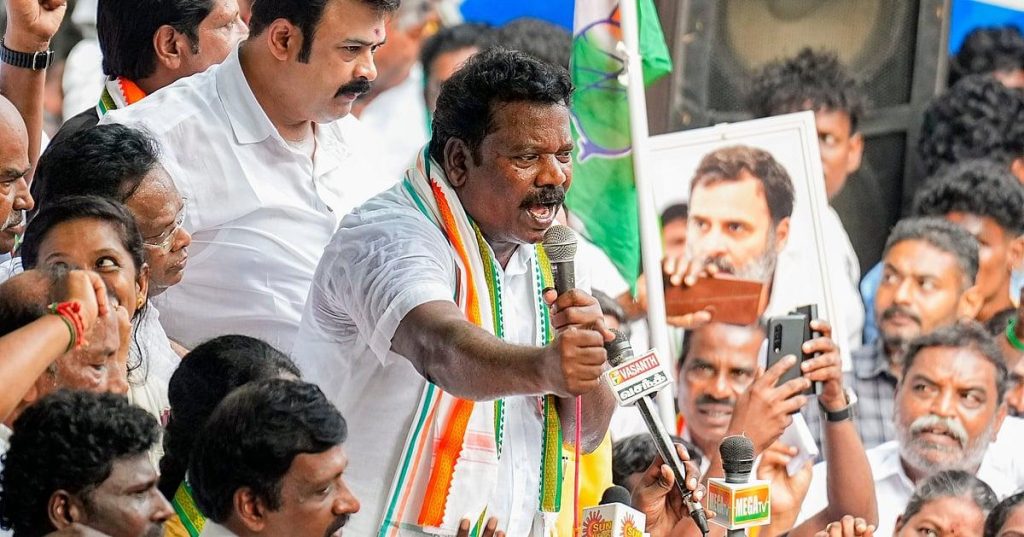 Congress Holds Rally Against Proposed Delimitation congress