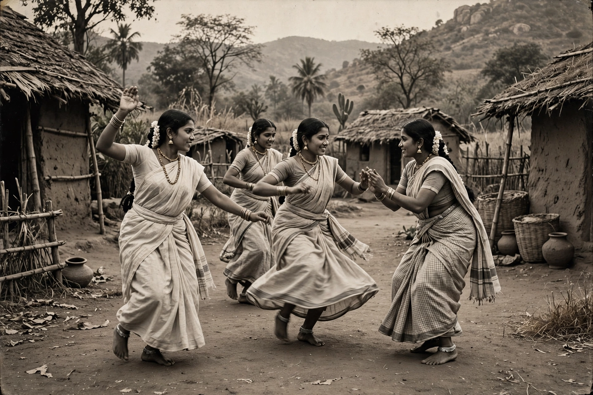 Traditional Tamil Village Dance