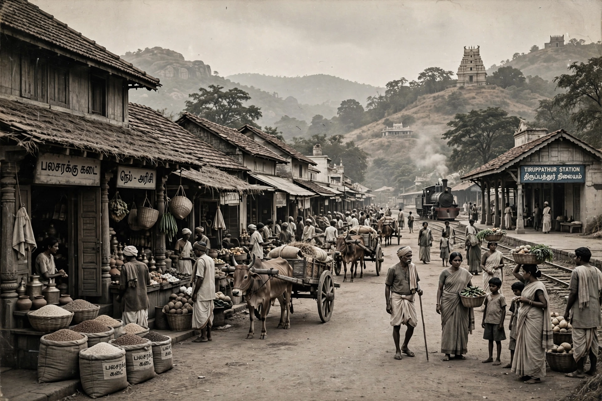 Tirupathur 1920s Market