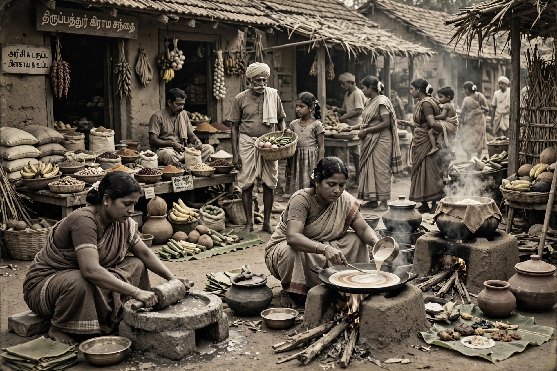 Historical Tirupathur Village Market